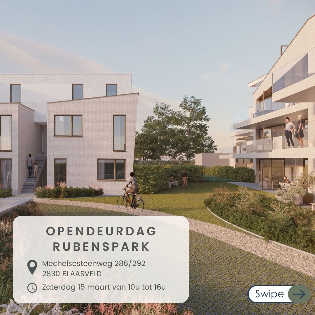 🏡 Opendeurdag Rubenspark – 15 maart 🏡