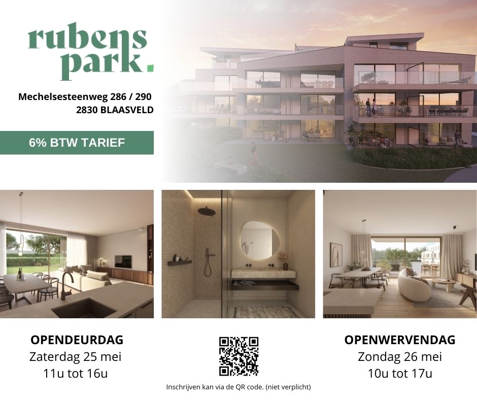 Op zaterdag 25 mei en zondag 26 mei organiseren we een opendeur- en…