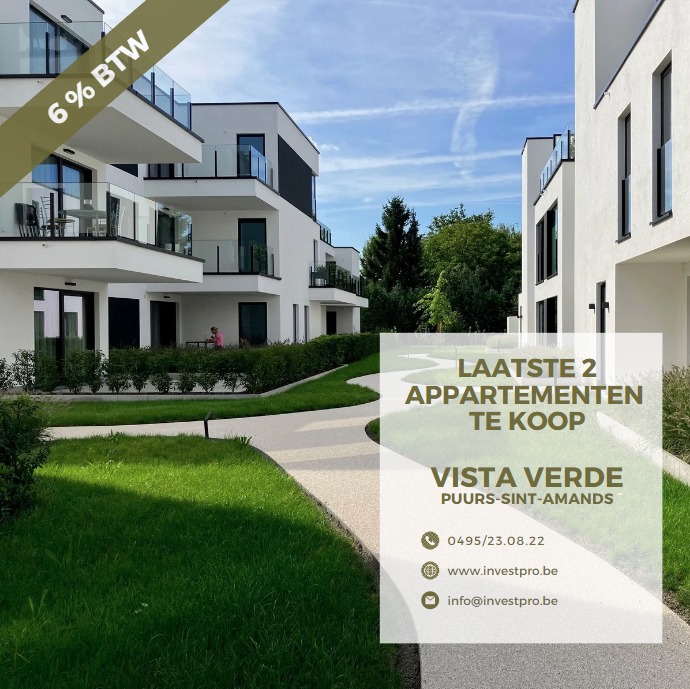 🏡 Laatste 2 appartementen te koop in Puurs-Sint-Amands!