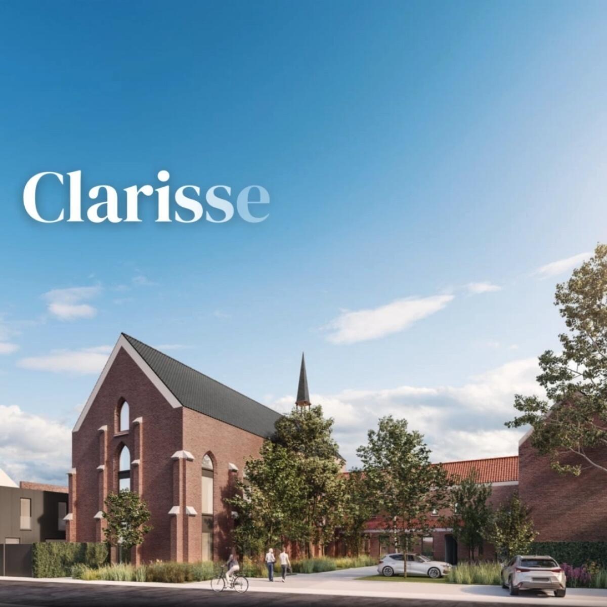 Het Clarissenklooster-project omvat 15 woningen en 15 appartementen op een…